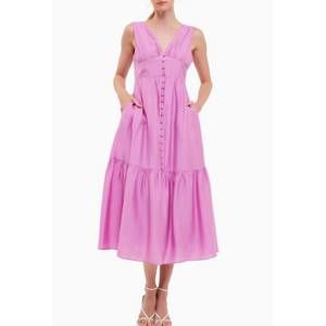 Endless Rose - Strapless Ruffled Maxi Dress Red / M Endless Rose - Strapless Ruffled Maxi Dress Red / M